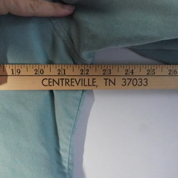 LL Bean Light Blue Denim Corduroy Jacket Women's Button Front Casual Outerwear L - Picture 6 of 8